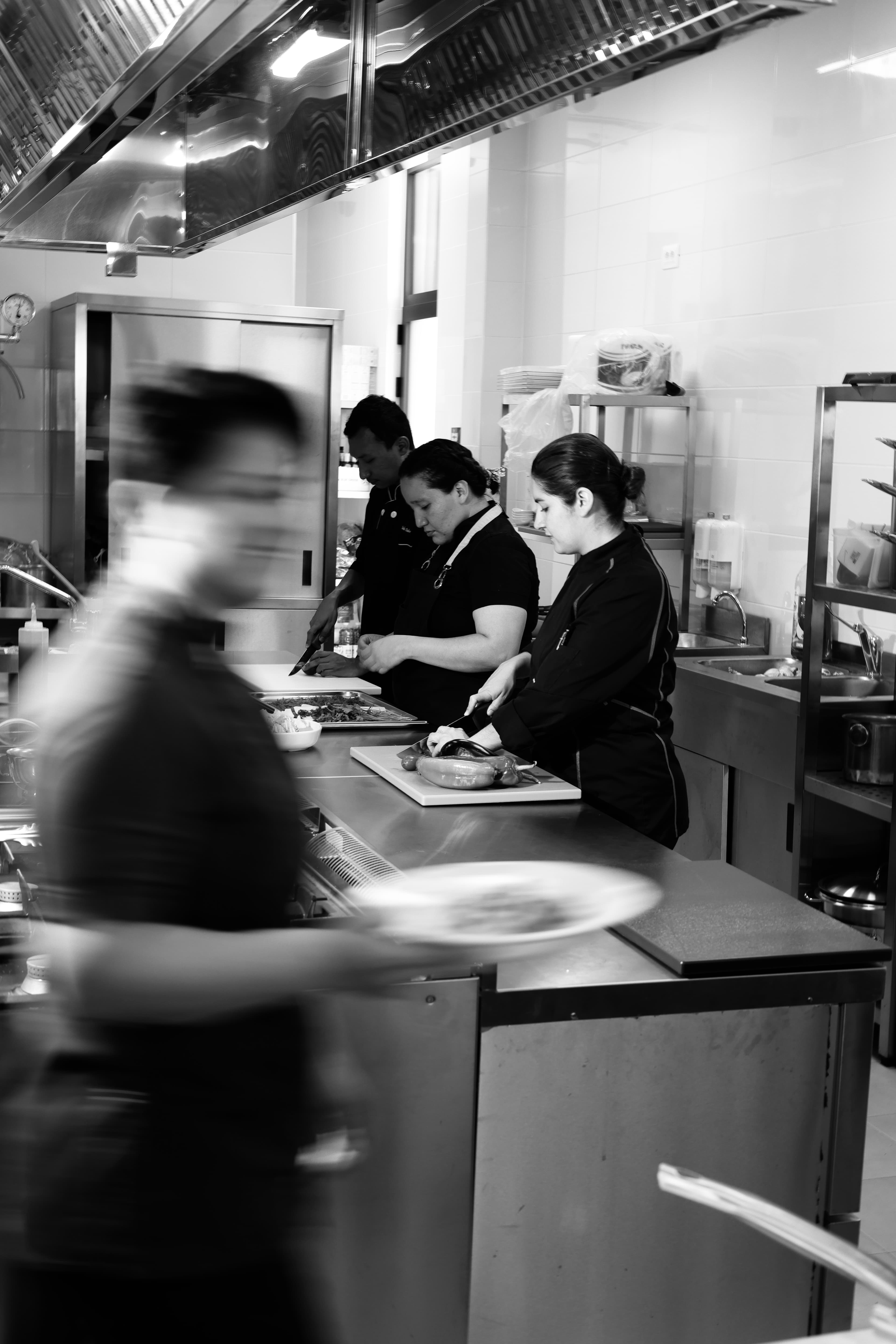 Open-flame grill at KALO