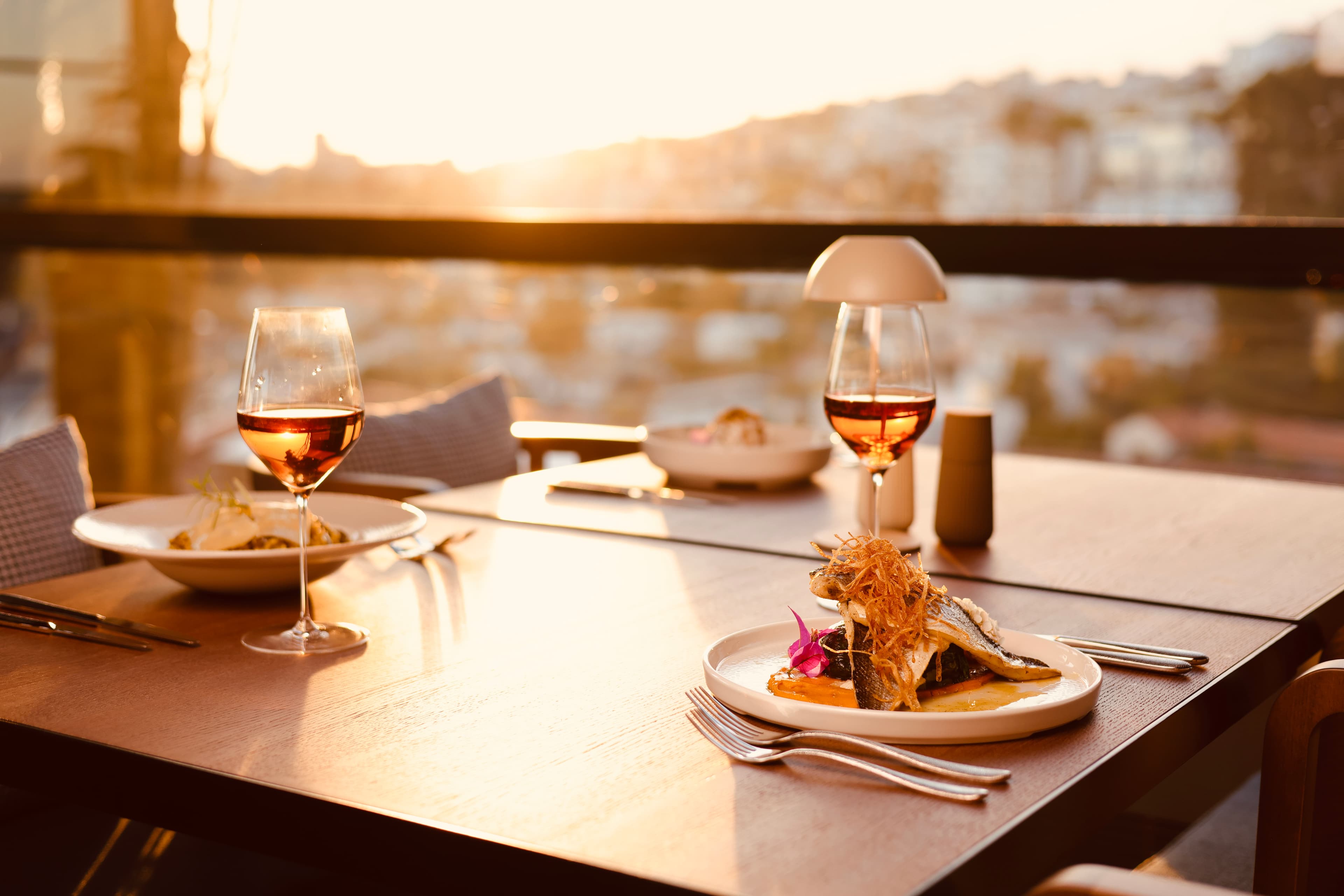 Sunset cocktails at KALO