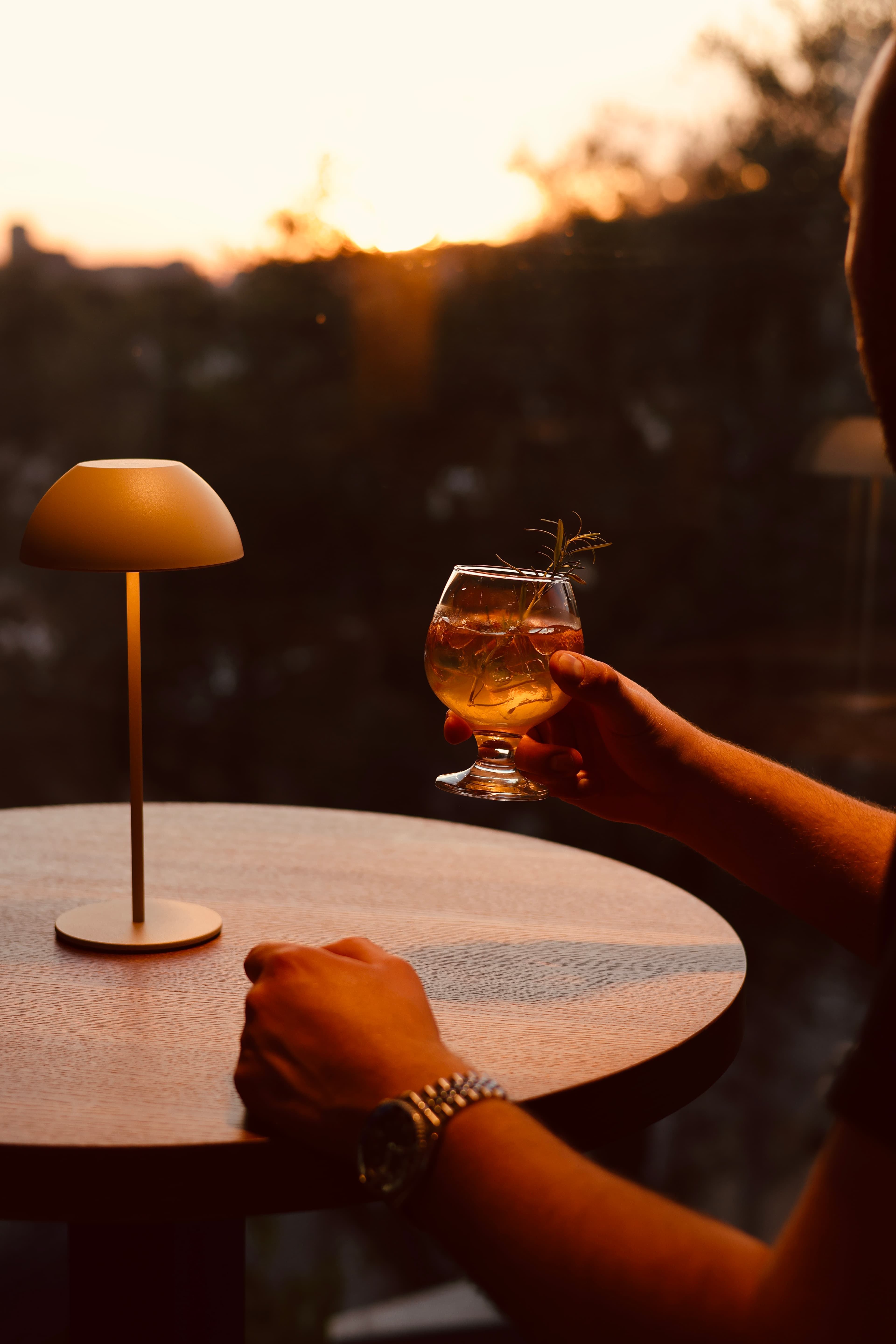 Sunset cocktails at KALO